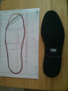 Bruno Magli shoe and foot and sole 2