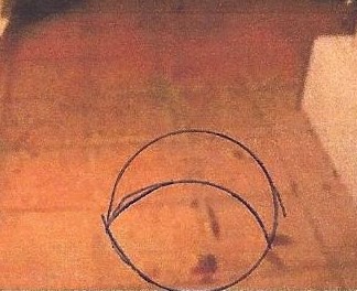 shoe print at Bundy outlined 001