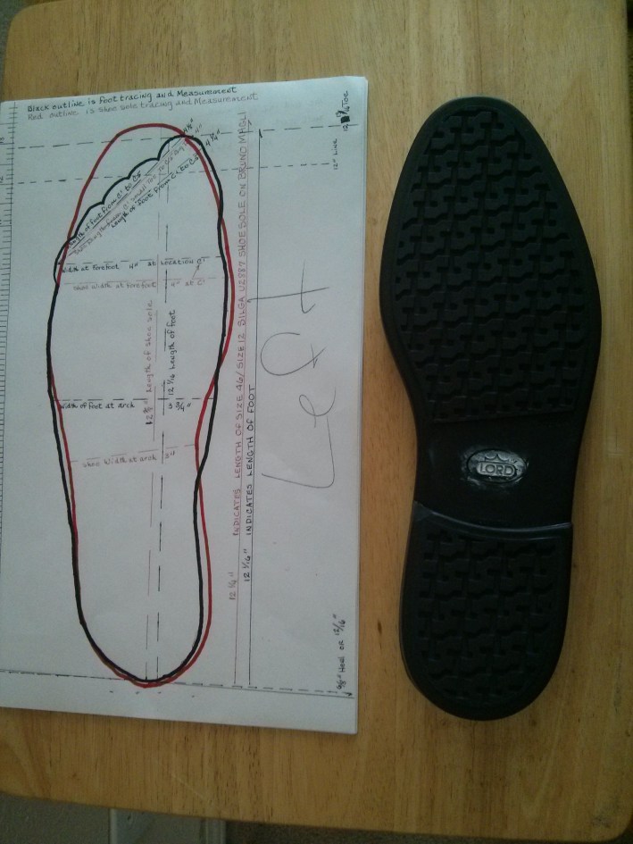 Bruno Magli shoe and foot and sole 2