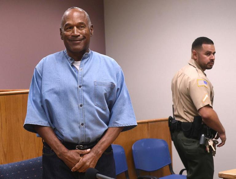 oj Simpson leaving prison two