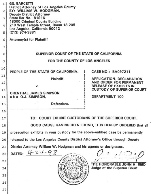 figure 12.3 order from judge john reid to wm hodgman