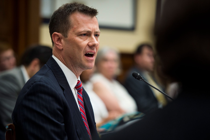 FBI agent peter strzok during testimony