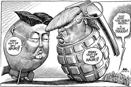 TRUMP AND KIM two